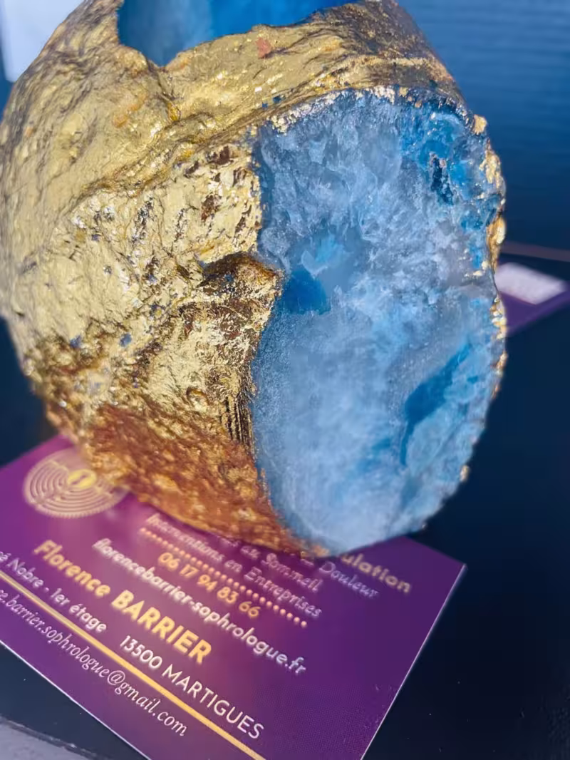 photophore agate ref 0001, vue de dos