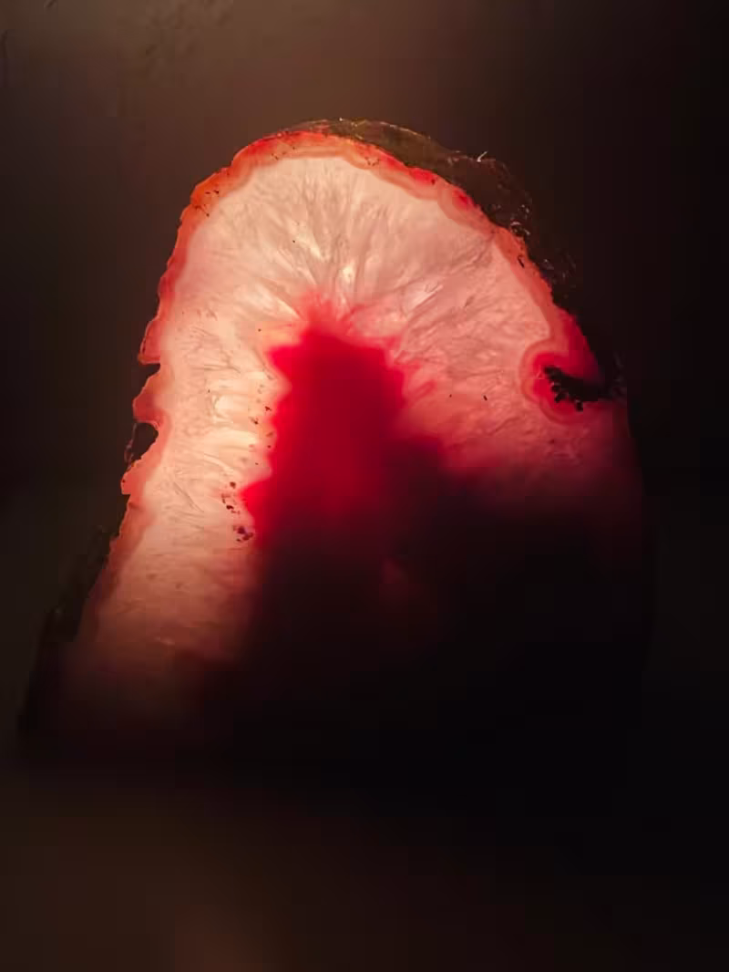 photophore rose or allumé