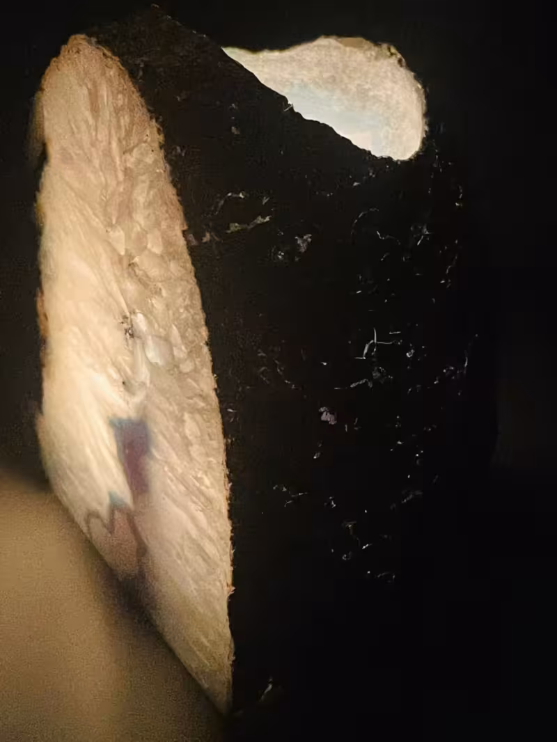 photophore bleu or allumé nuit