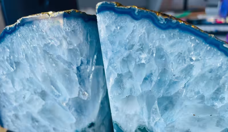 presse-livres bleu or