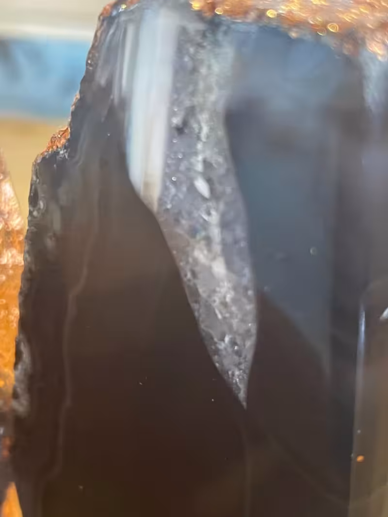 serre-livres agate noir cuivre