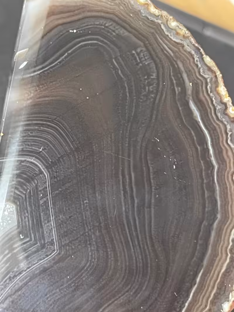 serre-livres agate noir cuivre