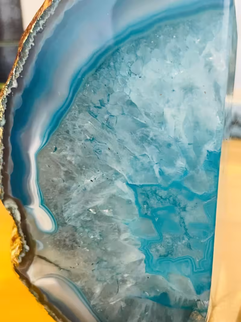 presse-livres agate sarcelle or