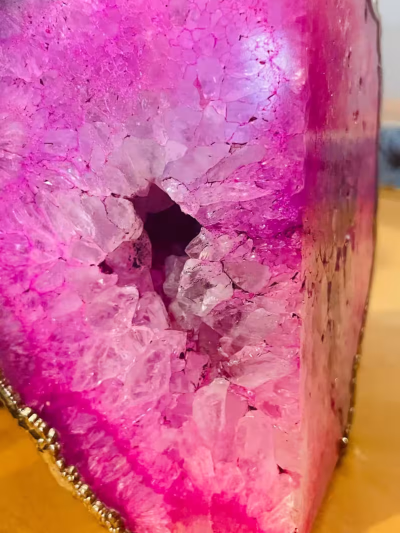 presse-livres agate rose or