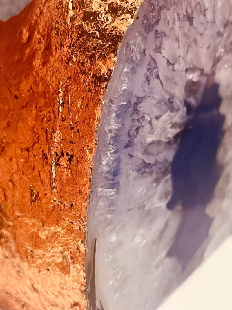 photophore agate violet cuivre